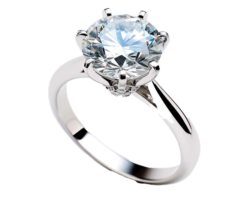 Rendered Diamond Ring