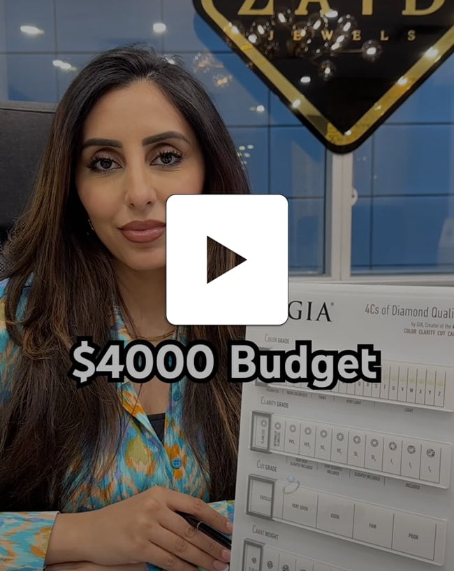 Custom Diamond and Lab Engagement Ring with a $4000 budget