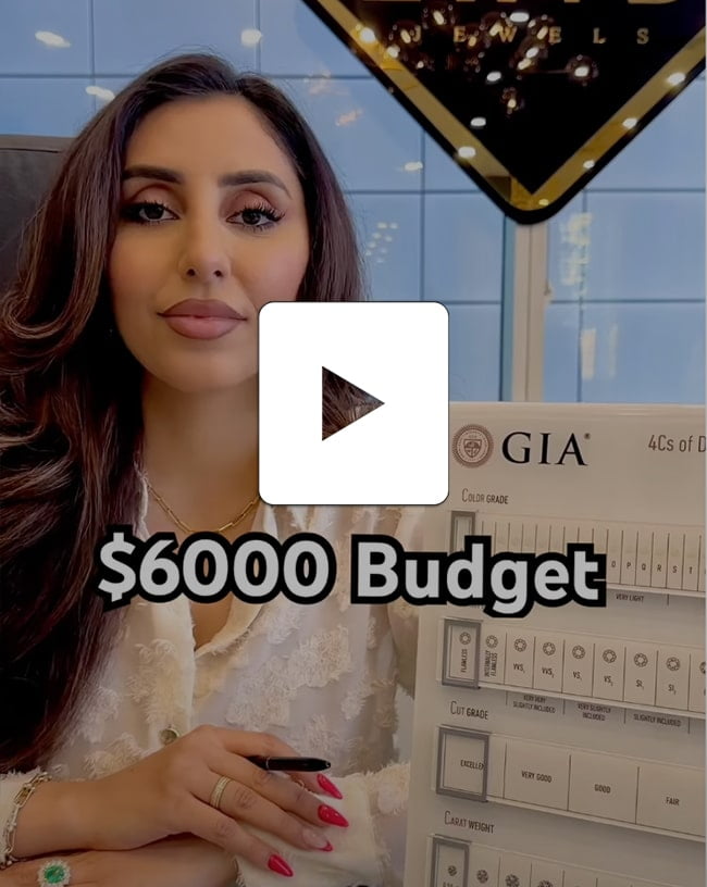 Custom Diamond and Lab Engagement Ring with a $6000 budget